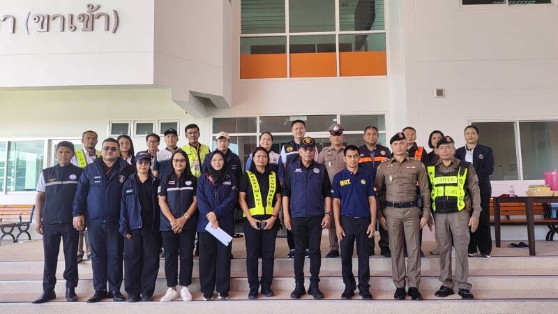 สำนักงานทางหลวงที่ 18 ร่วมบูรณาการลงพื้นที่กวดขันบังคับใช้กฎหมายจราจรและขนส่ง ร่วมกับ ป.ป.ช. สงขลา และหน่วยงานภาคีเครือข่าย